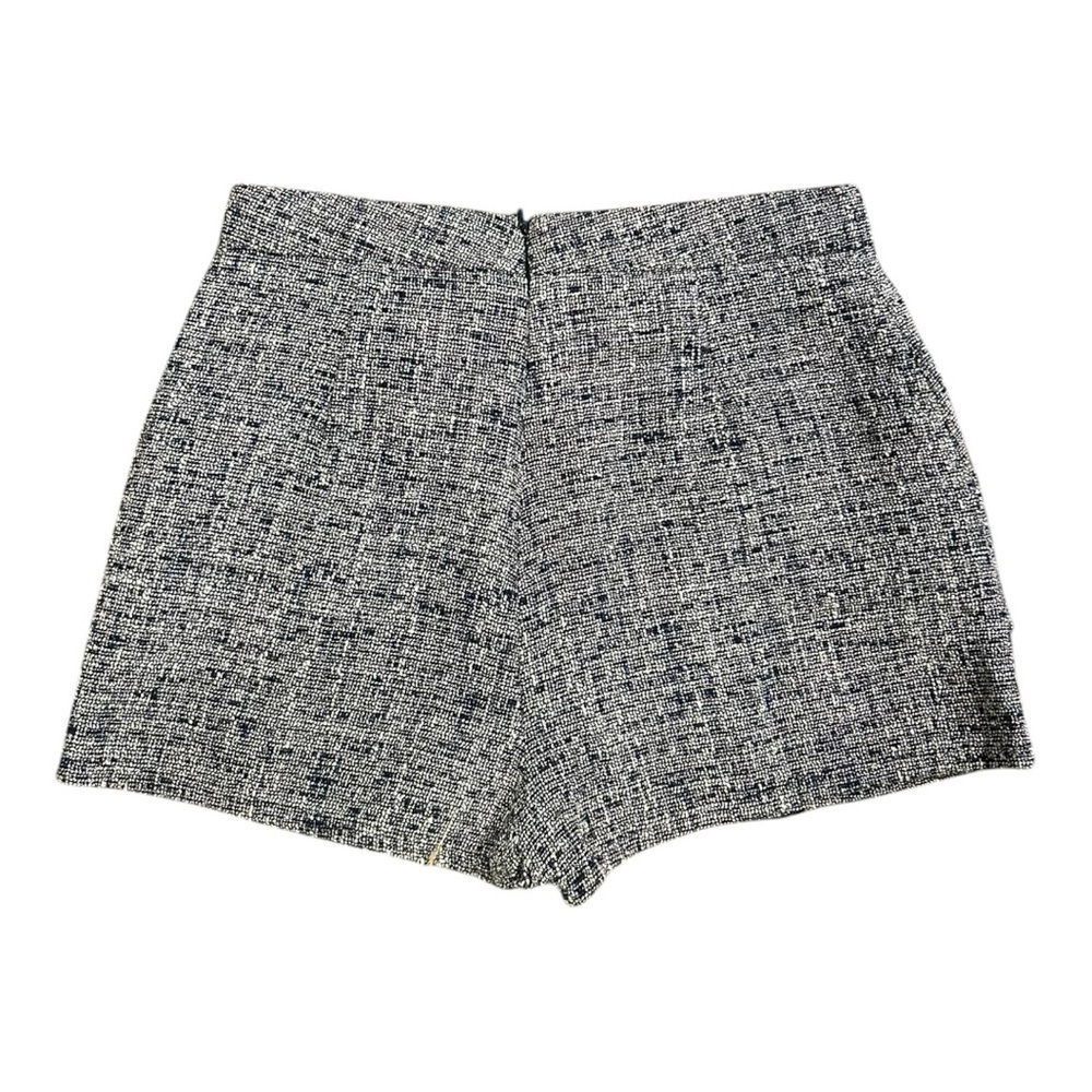 Lovers + Friends Tweed Navy and White High Waist Shorts Size M - Picture 2 of 5